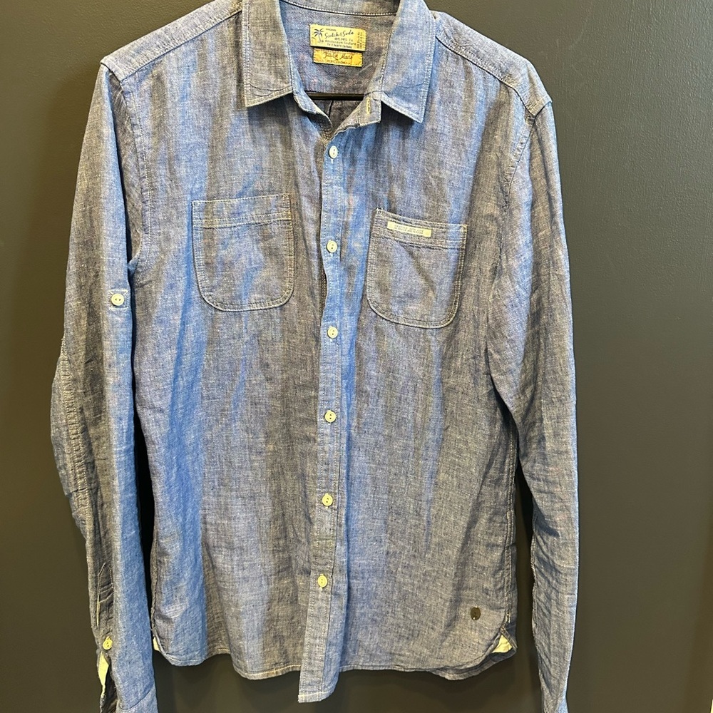 Scotch & Soda | Blue Chambray Button Down Shirt |… - image 1